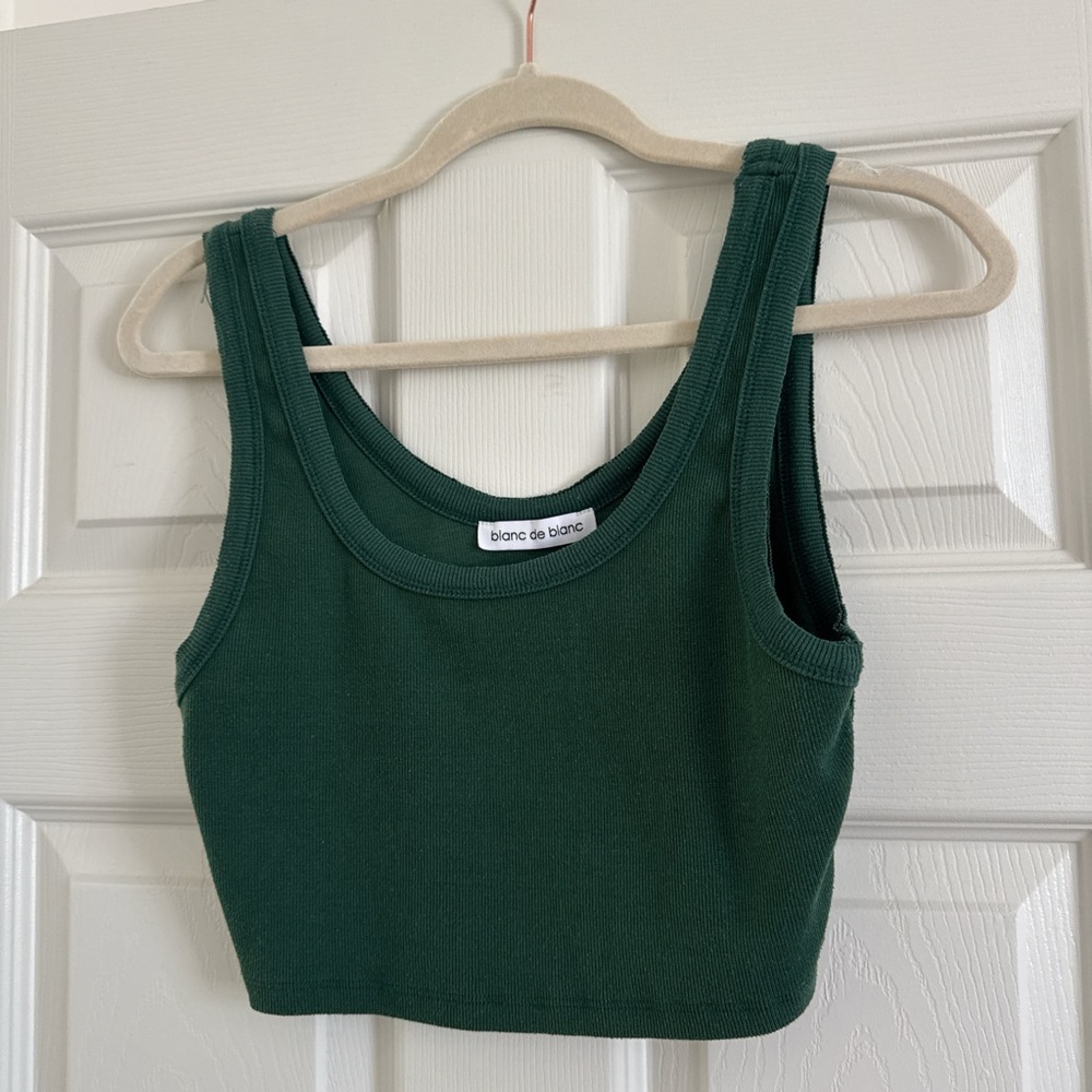 Green Women's Crop Top